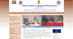 Desktop Screenshot of diat.ac.in